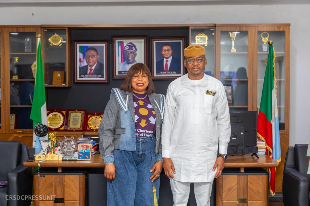 COURTSEY VISIT TO THE DEPUTY GOVERNOR OF CROSS RIVER STATE: BRIGHTFLOW CONGLOMERATE AND CILT STAKEHOLDERS Advance COASTAL MARITIME TRADE ACROSS THE GULF OF GUINEA