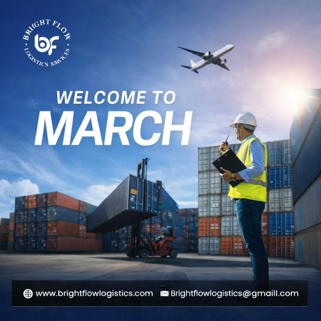 WELCOME TO MARCH A NEW MONTH OF SPEED, RELIABILITY & SEAMLESS DELIVERIES